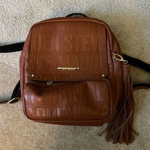 Brown Steve Madden Backpack Purse